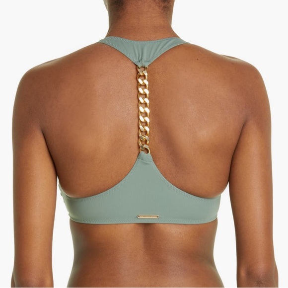 NWOT Stella McCartney Falabella Chain Detail Bikini Top and Bottoms Size S $789 - Picture 5 of 16